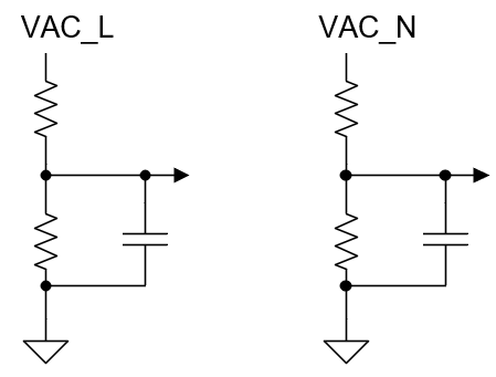 PMP23338 Input AC Voltage
                    Sensing