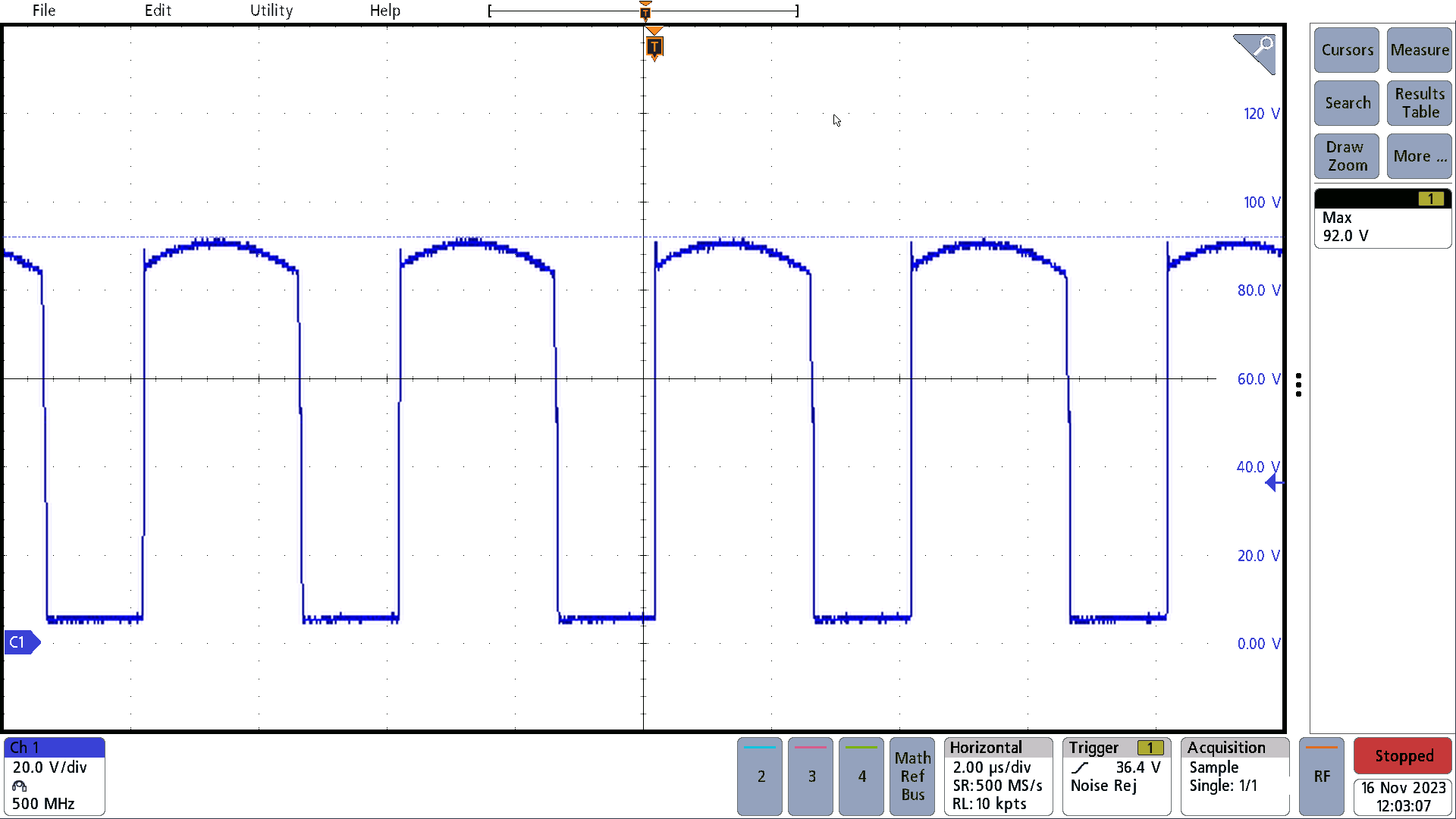 PMP23366 Primary FET Q27, Drain to PGND