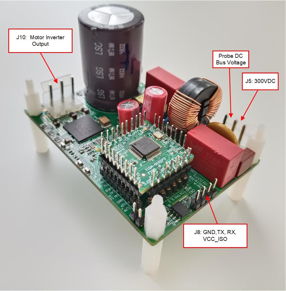 TIDA-010273 Board Efficiency Test Setup
                    With Onboard Bias Supply