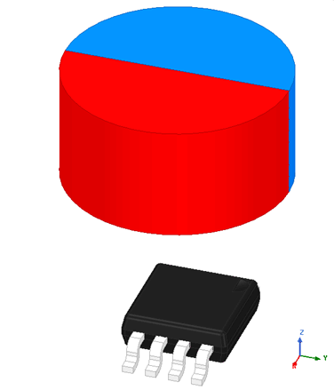 TMAG5273, TMAG5231, DRV5032 旋转磁体示例