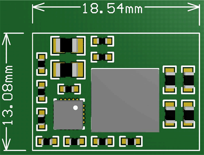  PCB 解决方案，FSW = 600kHz