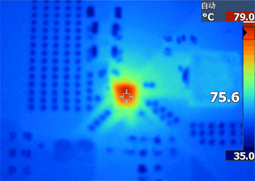  热性能，FSW = 1000kHz