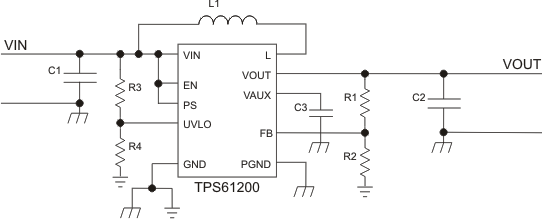 TPS61200 TPS61201 TPS61202 ai_typ_app_lvs577.gif