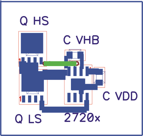 UCC27200A UCC27201A Example Component Placement