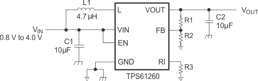 TPS61260 TPS61261 fp_lvsa99.gif