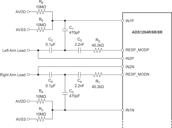 ADS1294 ADS1294R ADS1296 ADS1296R ADS1298 ADS1298R ai_typ_resp_circuitry_bas459.gif