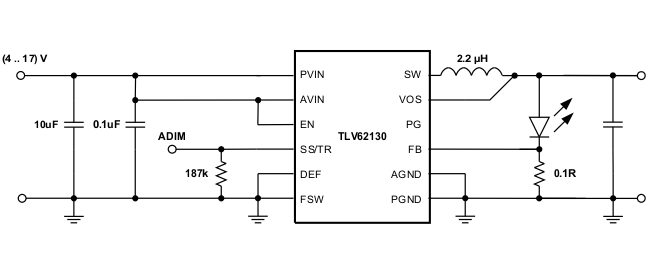 TLV62130 TLV62130A SLVSB74_LEDapp.gif