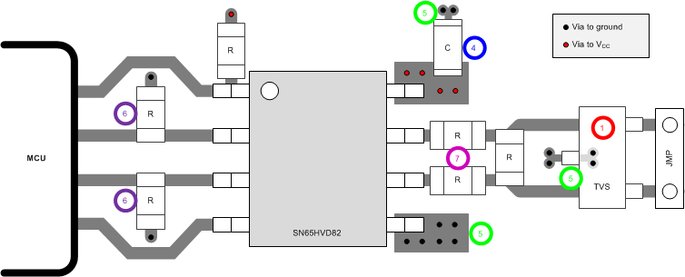 SN65HVD82 layout_ex_01_sllsed6.gif