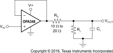 OPA348 OPA2348 OPA4348 ai_series_resistor_bos213.gif