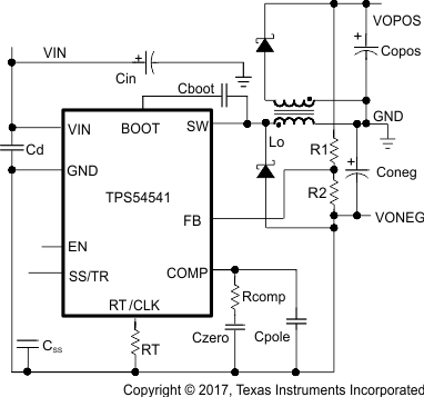 TPS54541 split_rail_slvsc57.gif