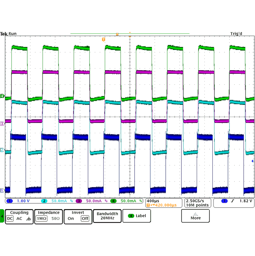 TPS92630-Q1 PWM_2kHz_50Percent_SLVSC76.gif