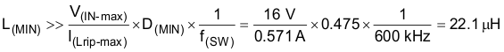 TPS92601-Q1 TPS92602-Q1 eq15_Lmin_SLUSBP5.gif