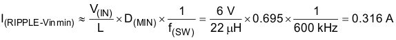 TPS92601-Q1 TPS92602-Q1 eq46_Iripmin_SLUSBP5.gif