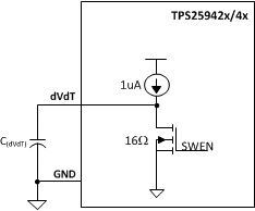 TPS25942A TPS25942L TPS25944A TPS25944L Cdvdt_Diagram_slvsce9.gif