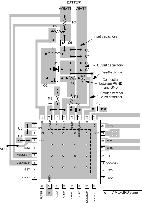 LP8860-Q1 layout_example_PCB_snvsa21.gif