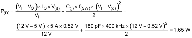 TPS54561-Q1 eq40_Pd_SLVSC60.gif