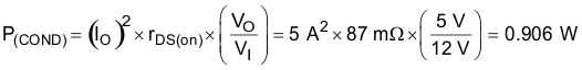 TPS54561-Q1 eq56_Pcond_SLVSC60.gif