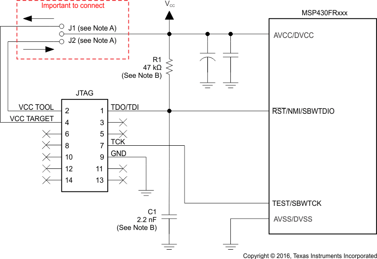 MSP430FR6979 MSP430FR69791 MSP430FR6977 MSP430FR6928 MSP430FR6927 MSP430FR69271 app_signal_conn_2wire_jtag.gif