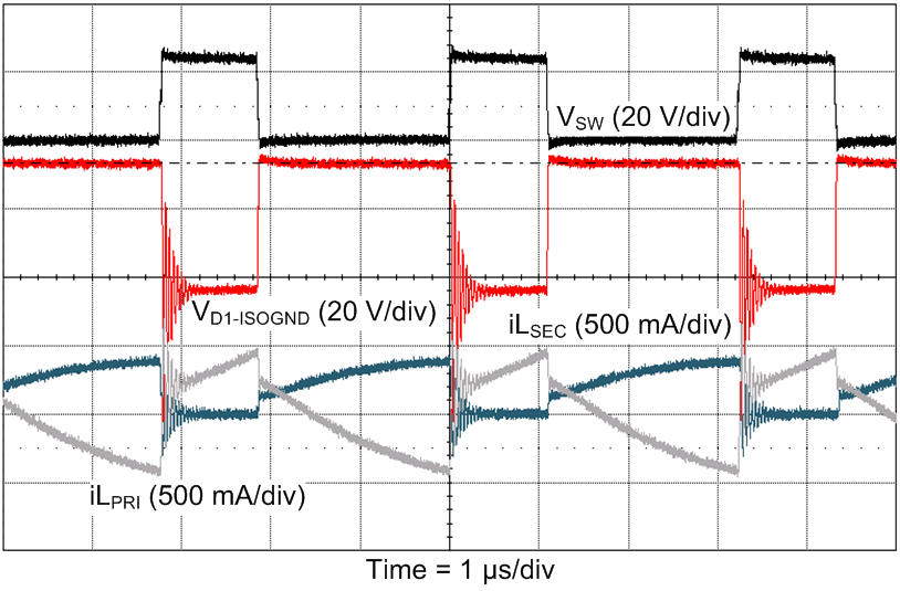 LM5160 LM5160A Fly-Buck_24Vin_200mA_Iout2_SNVSA03.gif