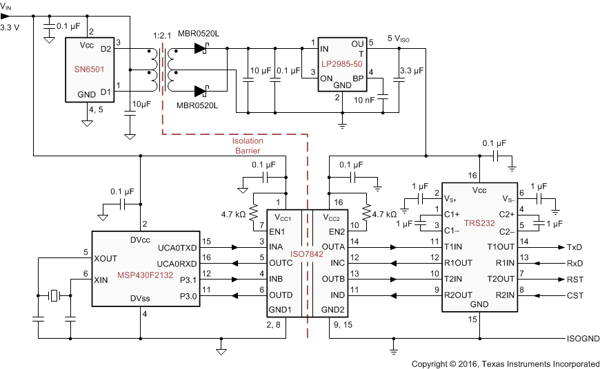 ISO7842 ISO7842F Apps_Circuits3_sllsej0.gif