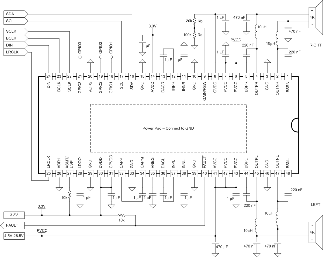 TAS5766M TAS5768M application_diagram.gif