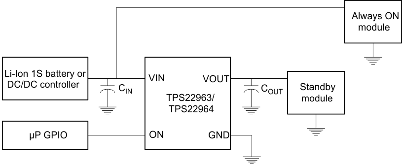 TPS22963C TPS22964C app2_lvsbs6.gif