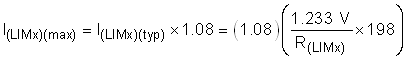 TPS7B7701-Q1 TPS7B7702-Q1 tps7b77-ilim-max-equation.gif