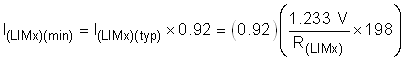 TPS7B7701-Q1 TPS7B7702-Q1 tps7b77-ilim-min-equation.gif