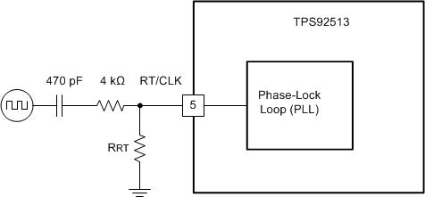 TPS92513 TPS92513HV pllsync_sch_slvscx6.gif