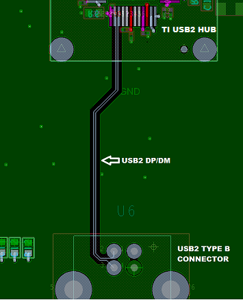 TUSB4020BI Upstream Port