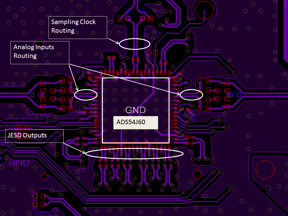 ADS54J60 evm_layout_sbas706.png