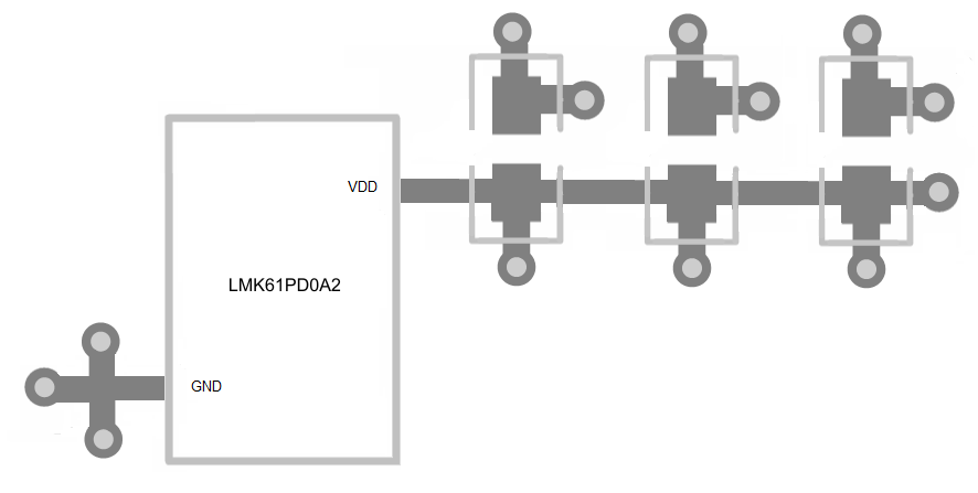 LMK61PD0A2 layout_example_snas675.png