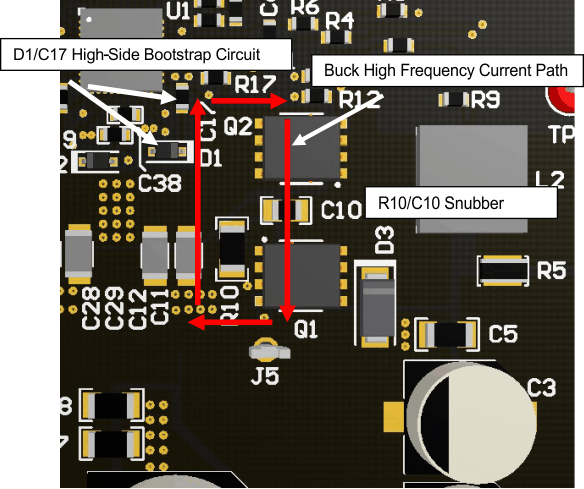 LM5140-Q1 sync_buck_high_freq_current_path_snvsa02.gif