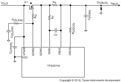 TPS25740 TPS25740A ISNS_Filtering.gif