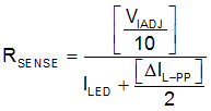 TPS92515 TPS92515-Q1 TPS92515HV TPS92515HV-Q1 Rsense.gif