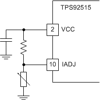 TPS92515 TPS92515-Q1 TPS92515HV TPS92515HV-Q1 iadj_opt3_slusbz6.gif