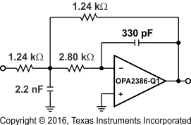 OPA2836-Q1 MFB_cir_sbos794.gif