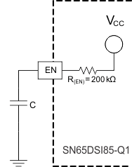 SN65DSI85-Q1 external_cap_controller_sllsej4.gif