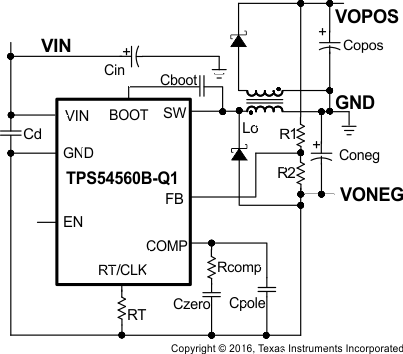 TPS54560B-Q1 split_rail_slvsdp8.gif