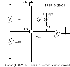 TPS54540B-Q1 adj_uv_lockout_slvsdx6.gif