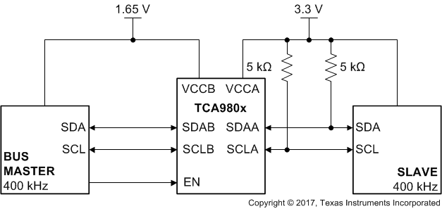 TCA9800 apps_single_trans_rev.gif