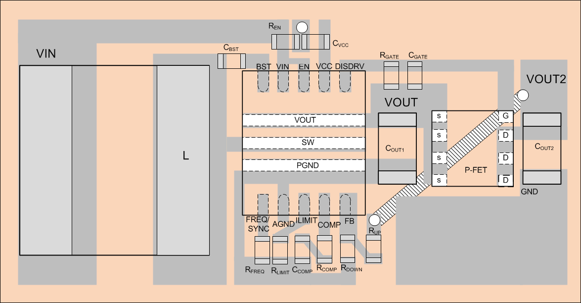 TPS61178 TPS61178LayoutRecommendedInstance_S.gif