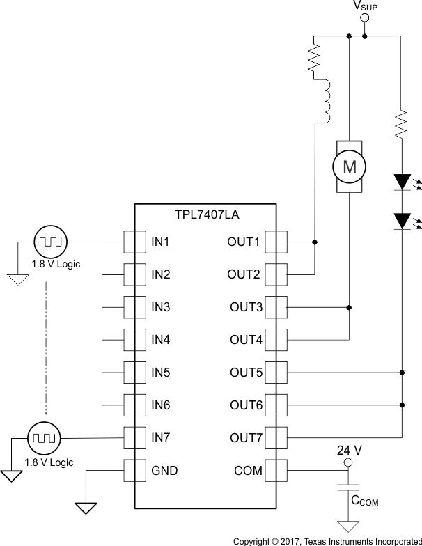 TPL7407LA basic_application_SLRS073.gif