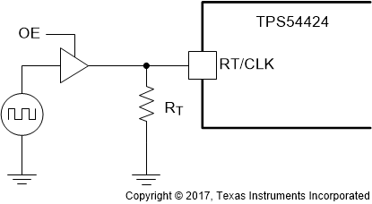 TPS54424 fd_sync_buffer_clock_slvsdv8-tps54424.gif