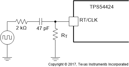 TPS54424 fd_sync_rc_clock_slvsdv8-tps54424.gif