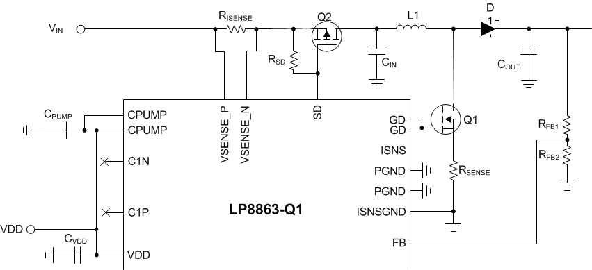 LP8863-Q1 chargepumpdisabled_snvsab6.gif