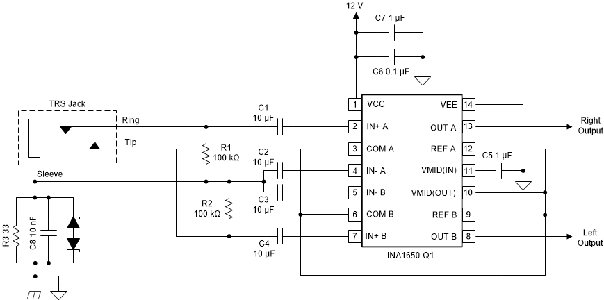 INA1650-Q1 INA1651-Q1 TA_D005.gif