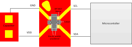 OPT3007 aij_FPCB_layout_SBOS846.gif