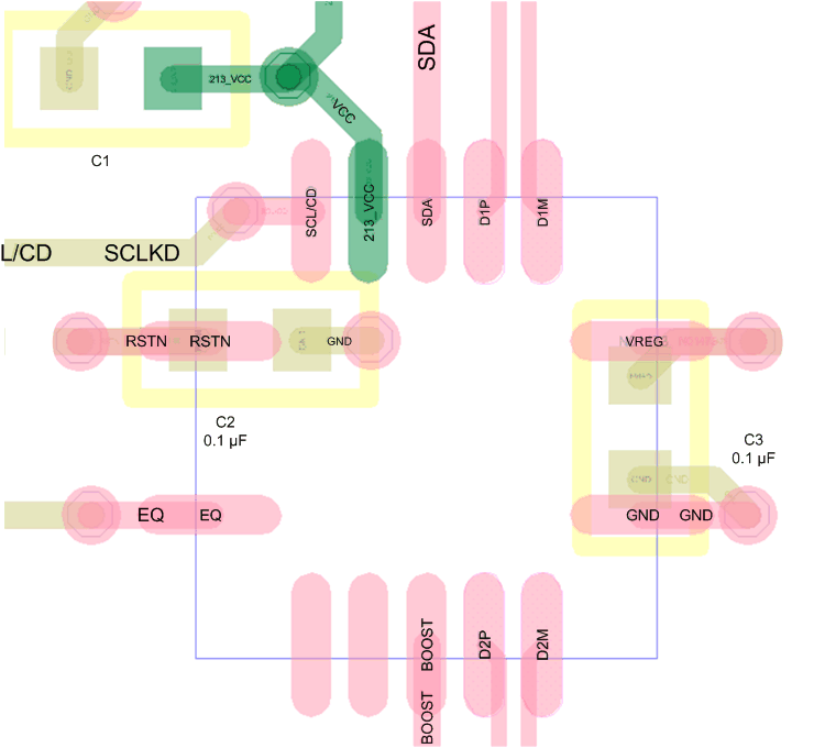 TUSB213-Q1 layoutsnippet.gif