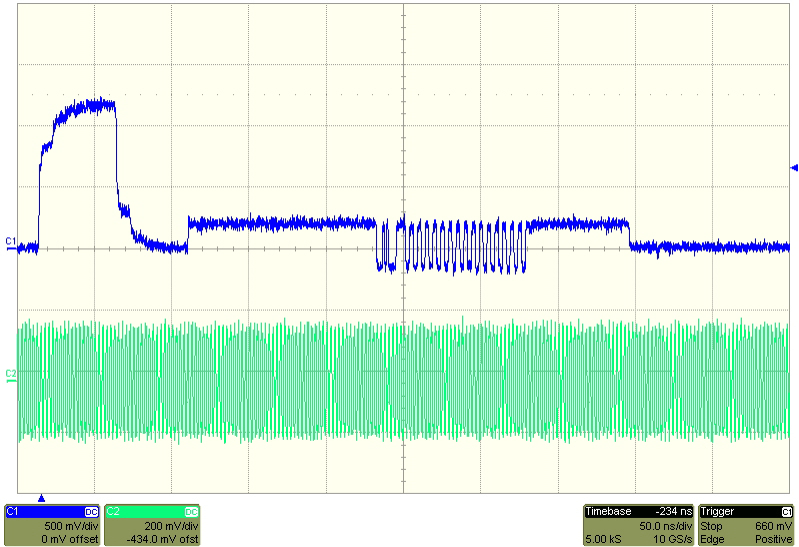 DS90UB953-Q1 CSI-2 LP 至 HS 模式转换